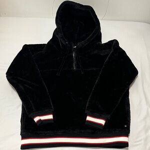 UGG Black Fleece Quarter Zip-Up Jacket